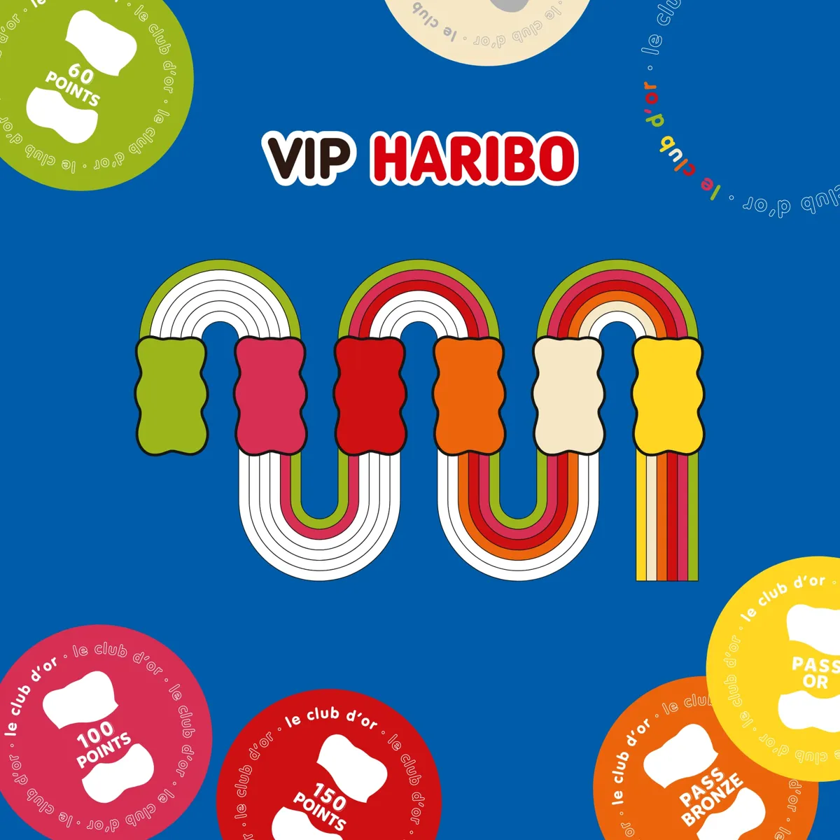 Haribo, identite visuelle programme fidelite vip