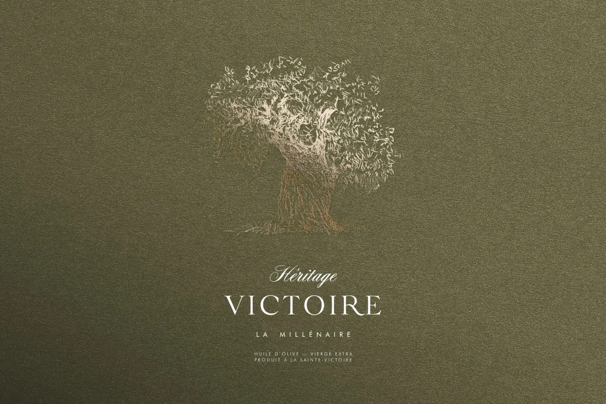 Héritage Victoire, branding identite visuelle olivier millenaire