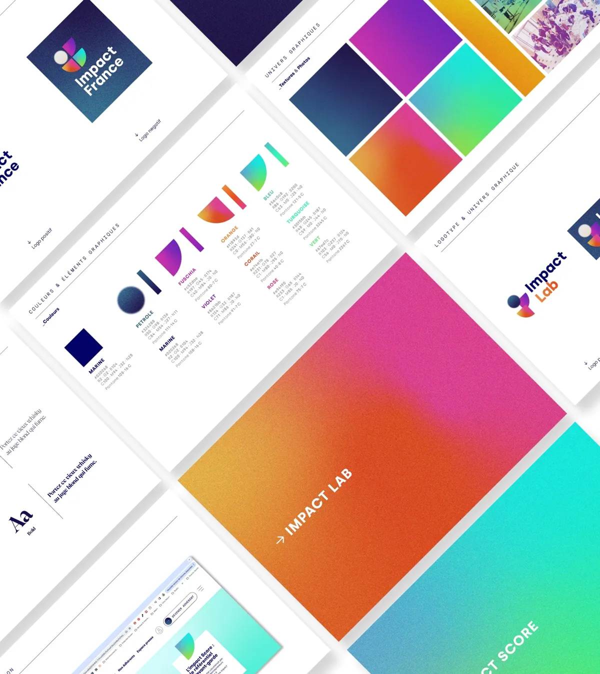Impact France, branding charte graphique