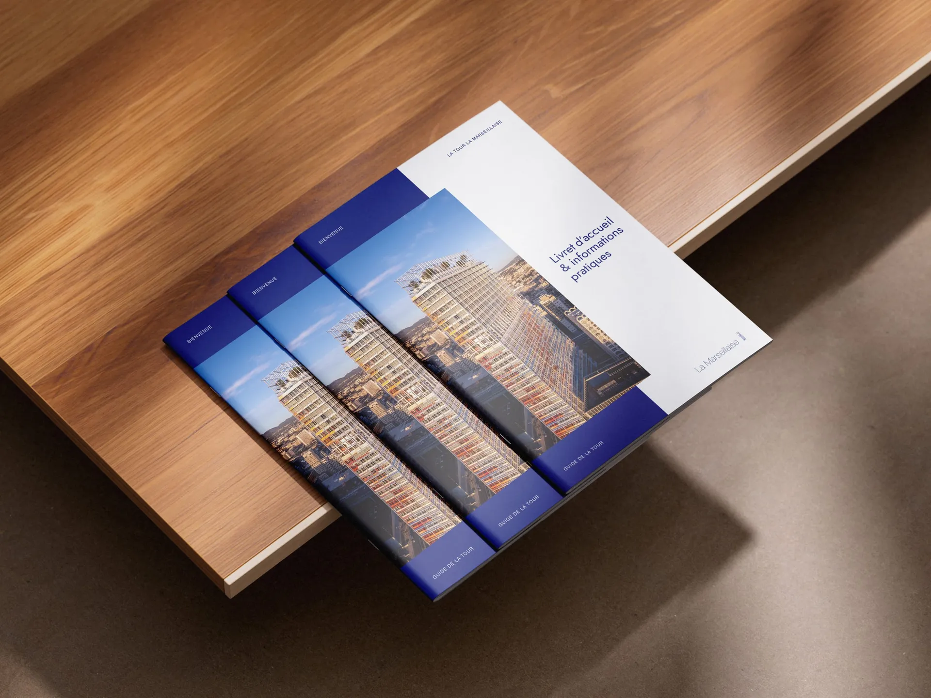 Tour La Marseillaise, communication print livret accueil