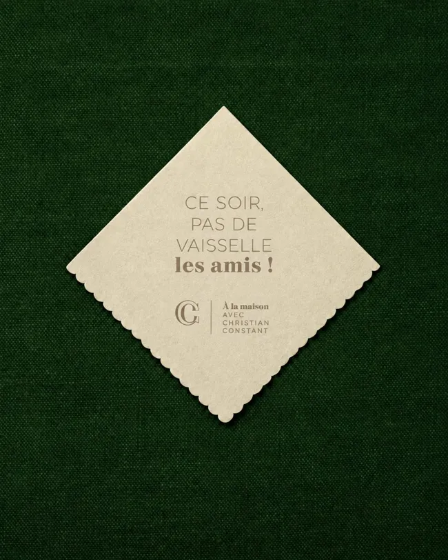 Christian Constant, packaging etiquette food