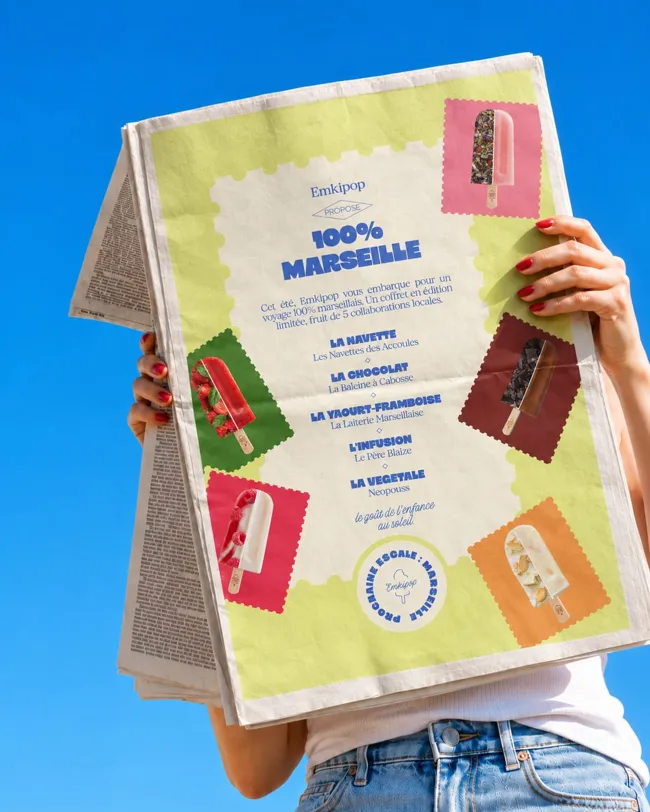 Emkipop, collaboration communication print journal