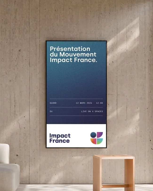 Impact France, communication digitale ecran signaletique