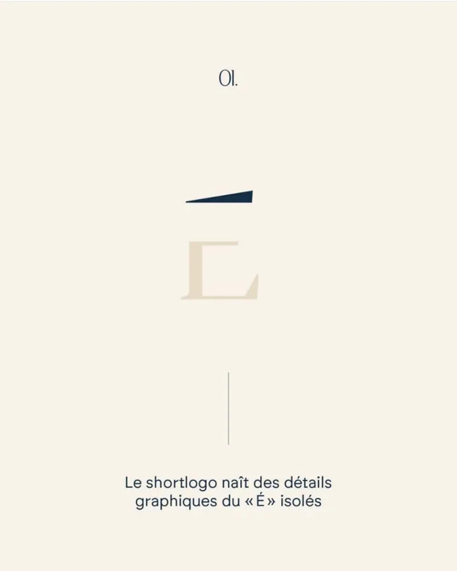 Les Échappées, branding shortlogo construction
