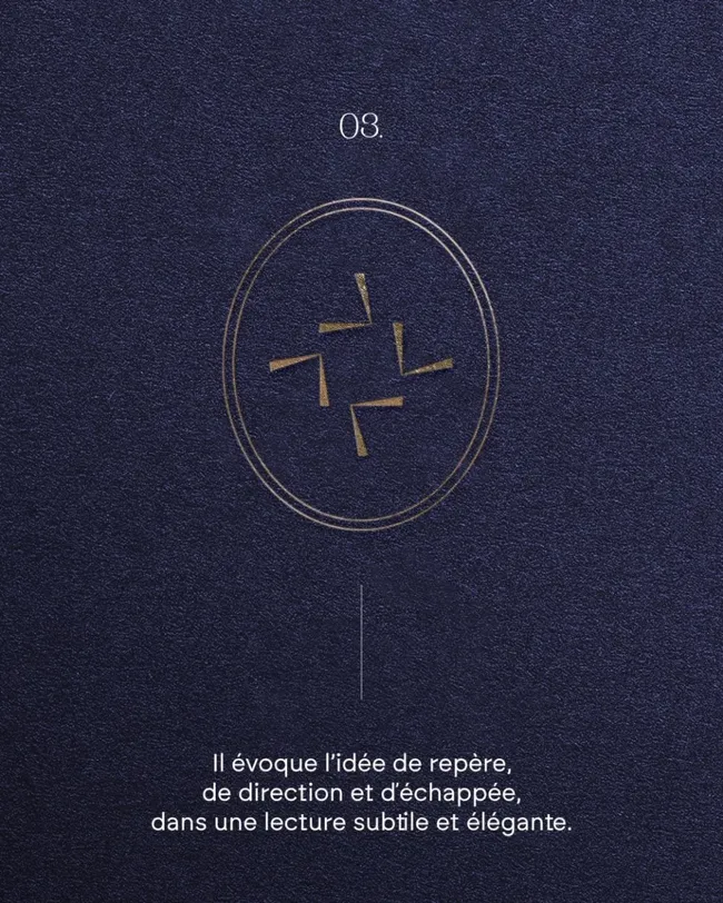 Les Échappées, branding shortlogo construction