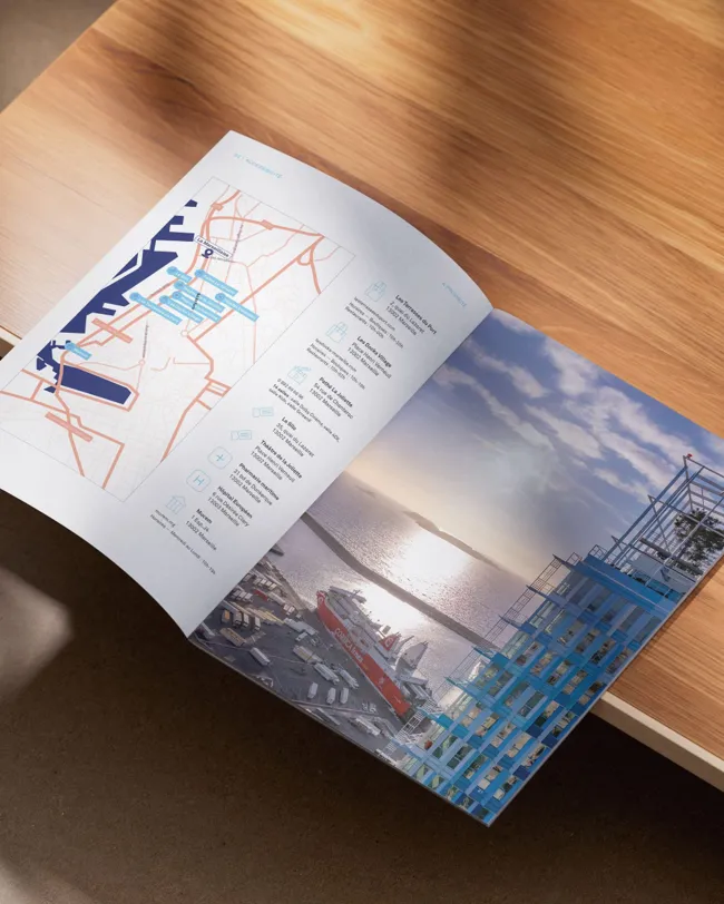 Tour La Marseillaise, communication print brochure