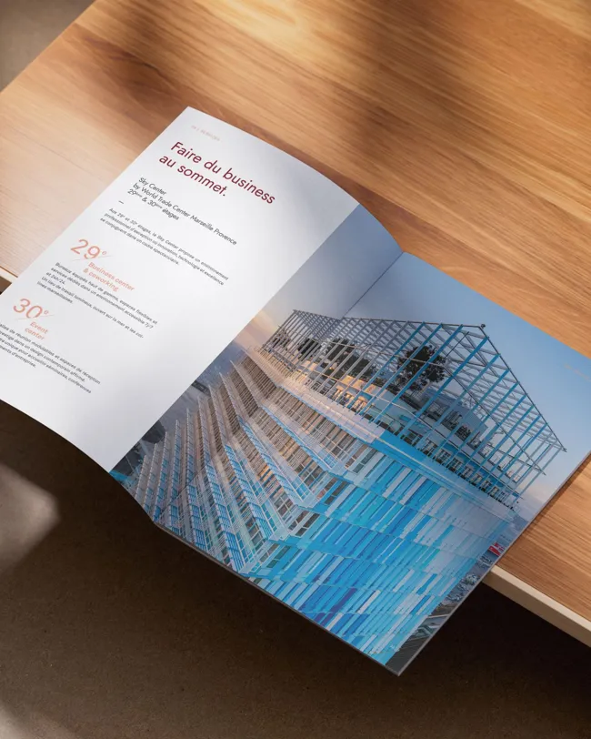 Tour La Marseillaise, communication print brochure