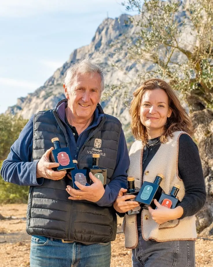 Héritage Victoire, packaging gamme huiles olive sainte victoire
