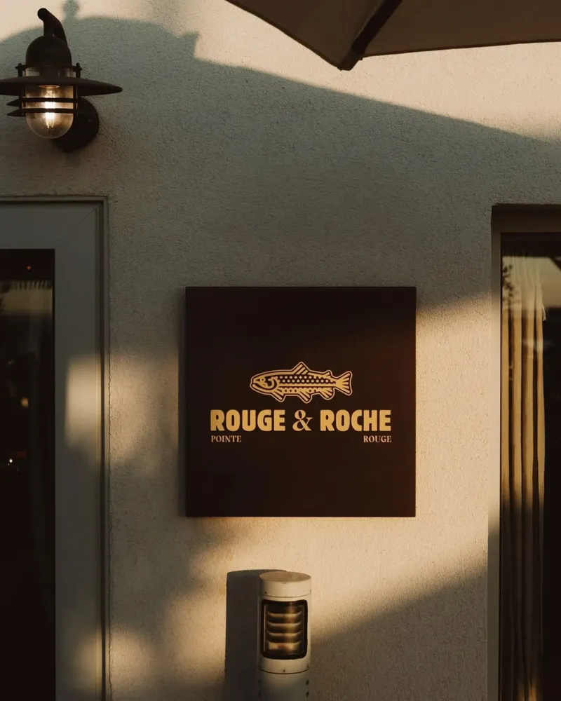 Rouge & Roche, branding logo enseigne