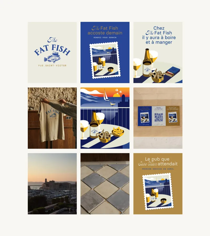 The Fat Fish, communication digitale instagram